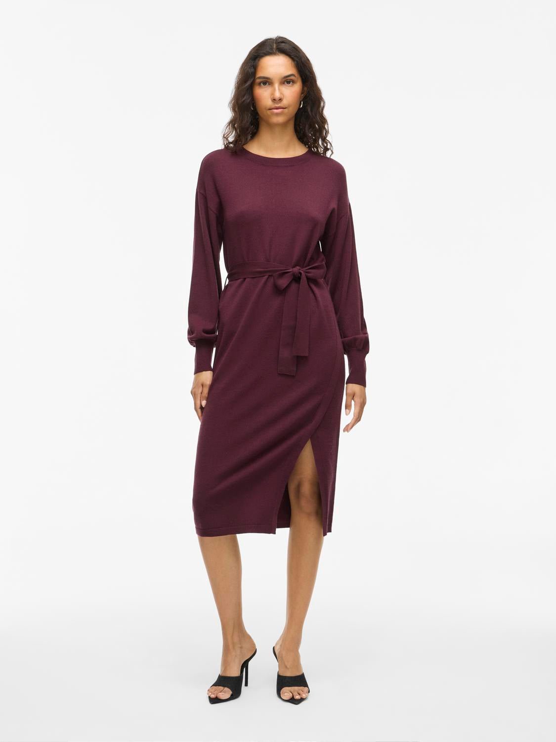 VIRICKY Long Dress - Fig - VERO MODA & VILA Bergvik
